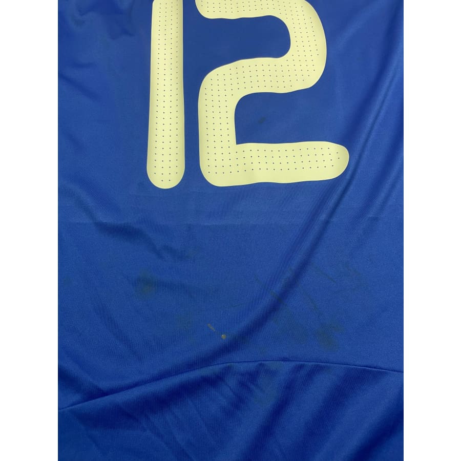 Maillot football vintage Equipe de France #12 Henry domicile saison 2008-2009 - Adidas - Equipe de France