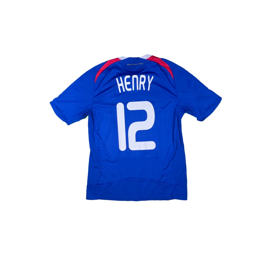 Maillot football vintage Equipe de France #12 Henry domicile saison - Adidas - Equipe de France