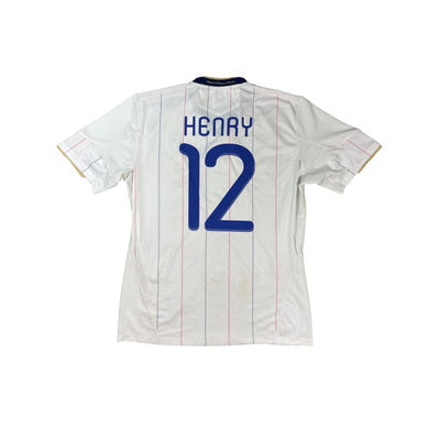 Maillot football vintage Equipe de France #12 Henry extérieur saison 2009-2010 - Adidas - Equipe de France