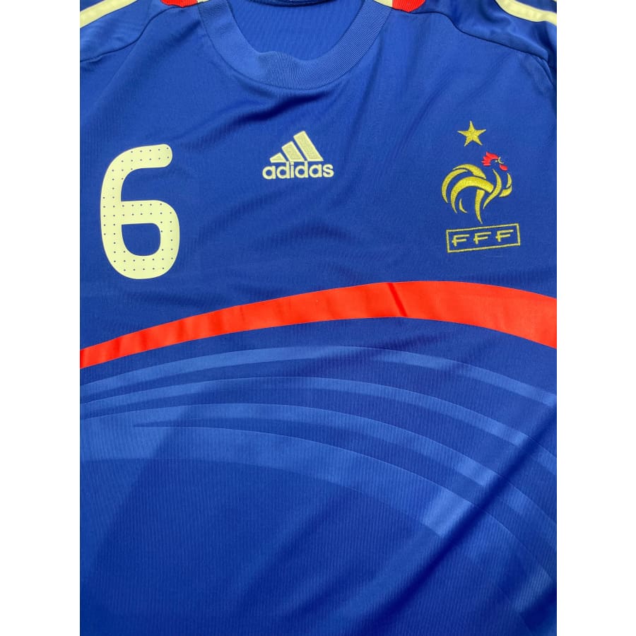 Maillot football vintage Equipe de France #6 Makelele domicile saison 2008-2009 - Adidas - Equipe de France