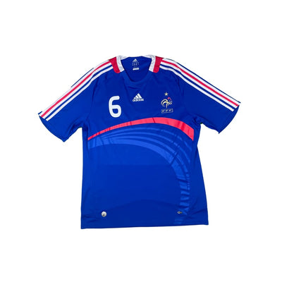 Maillot football vintage Equipe de France #6 Makelele domicile saison 2008-2009 - Adidas - Equipe de France
