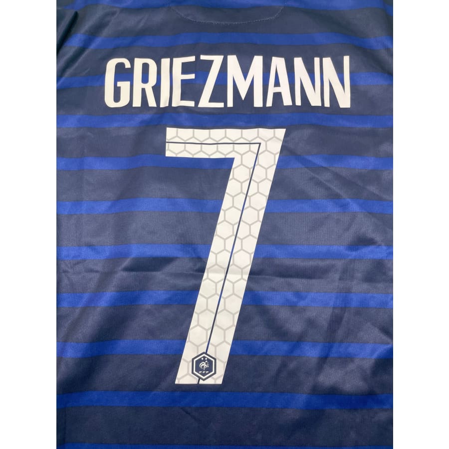Maillot football vintage Equipe de France #7 Griezmann domicile saison 2022-2023 - Nike - Equipe de France