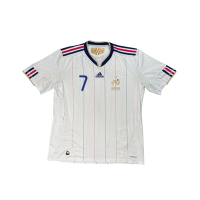 Maillot football vintage Equipe de France #7 RIbery extérieur saison 2010-2011 - Adidas - Equipe de France