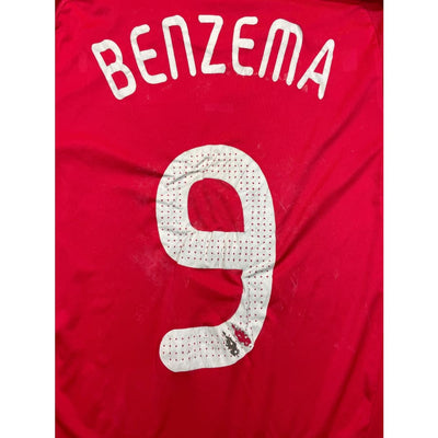 Maillot football vintage Equipe de France #9 Benzema extérieur saison 2008-2009 - Adidas - Equipe de France