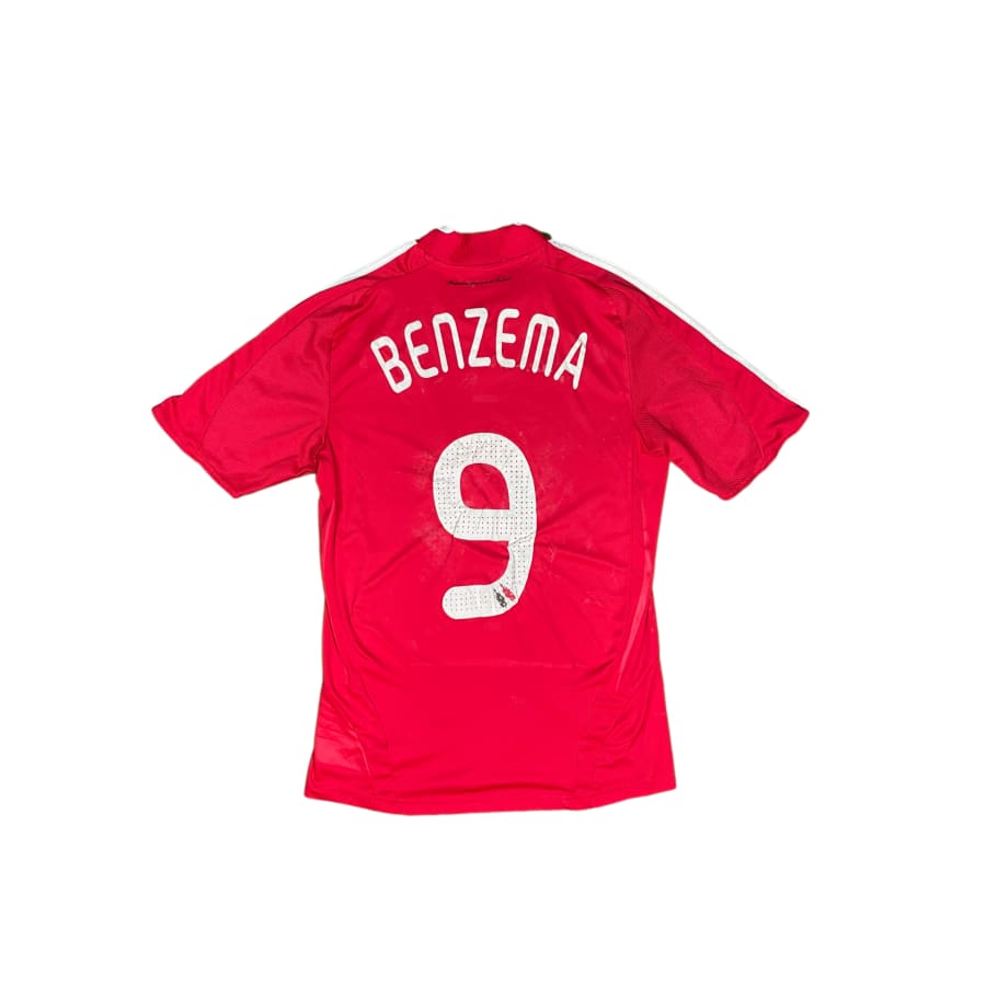 Maillot football vintage Equipe de France #9 Benzema extérieur saison 2008-2009 - Adidas - Equipe de France