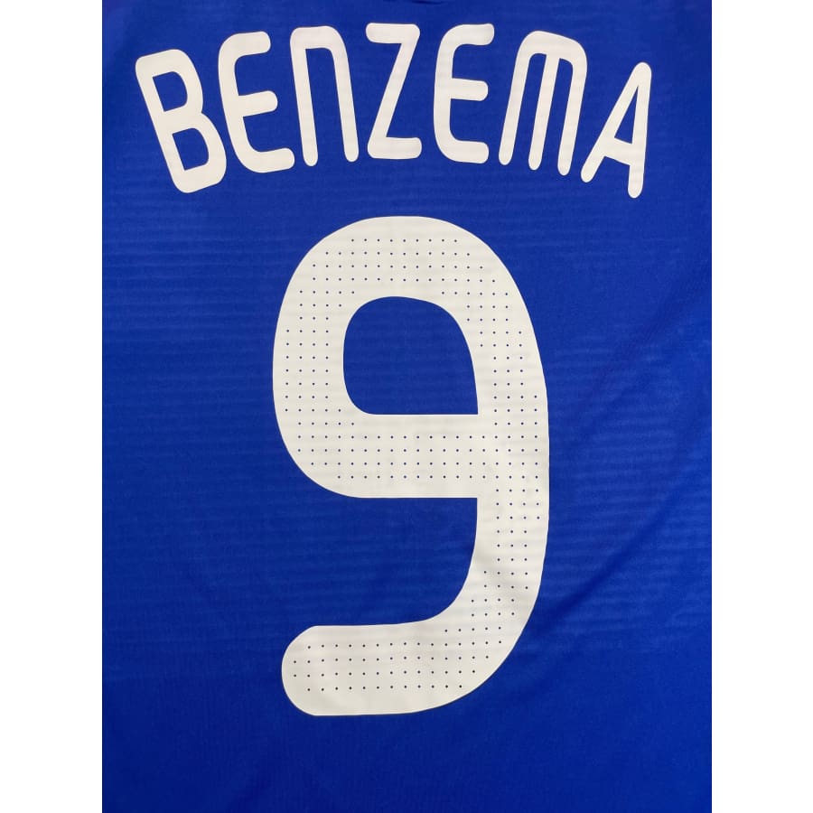 Maillot football vintage Equipe de France #9 Benzema saison 2008-2009 - Adidas - Equipe de France