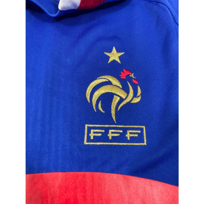 Maillot football vintage Equipe de France #9 Benzema saison 2008-2009 - Adidas - Equipe de France