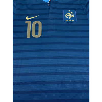Maillot football vintage Equipe de France domicile #10 Benzema saison 2014-2015 - Nike - Equipe de France