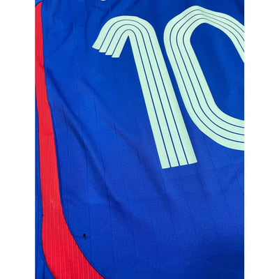 Maillot football vintage Equipe de France domicile #10 Zidane saison - Adidas - Equipe de France