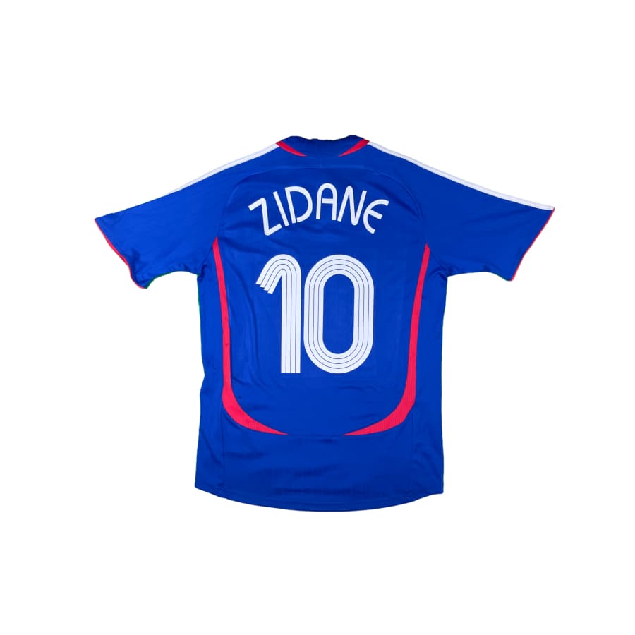 Maillot football vintage Equipe de France domicile #10 Zidane saison - Adidas - Equipe de France