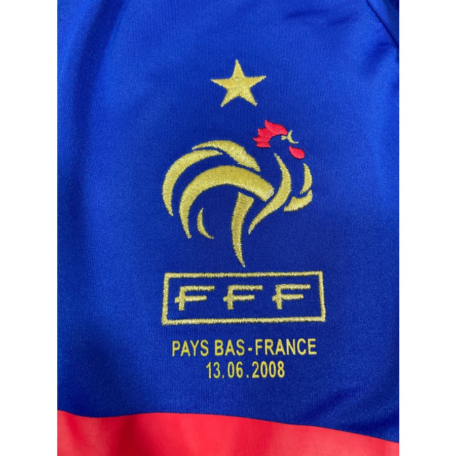 Maillot football vintage Equipe de France domicile #12 Henry saison 2008-2009 - Adidas - Equipe de France
