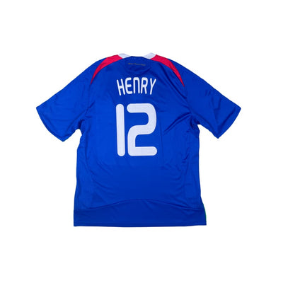 Maillot football vintage Equipe de France domicile #12 Henry saison 2008-2009 - Adidas - Equipe de France