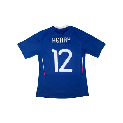 Maillot football vintage Equipe de France domicile #12 Henry saison 2010-2011 - Adidas - Equipe de France