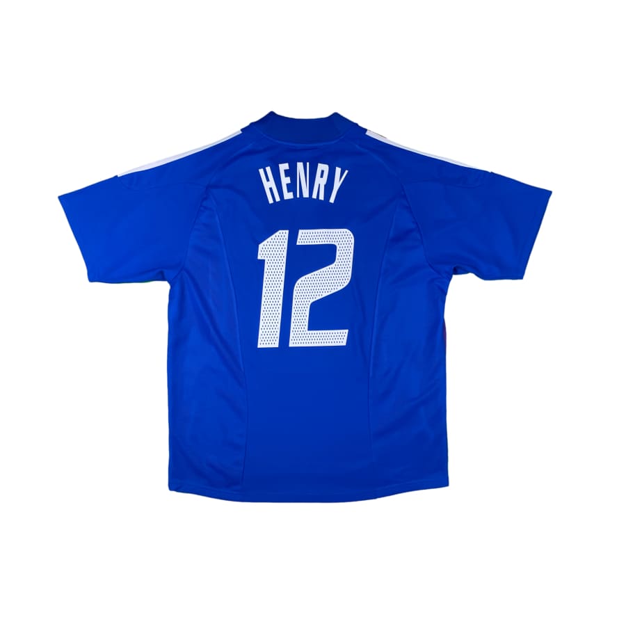 Maillot football vintage Equipe de France domicile #12 Henry saison - Adidas - Equipe de France