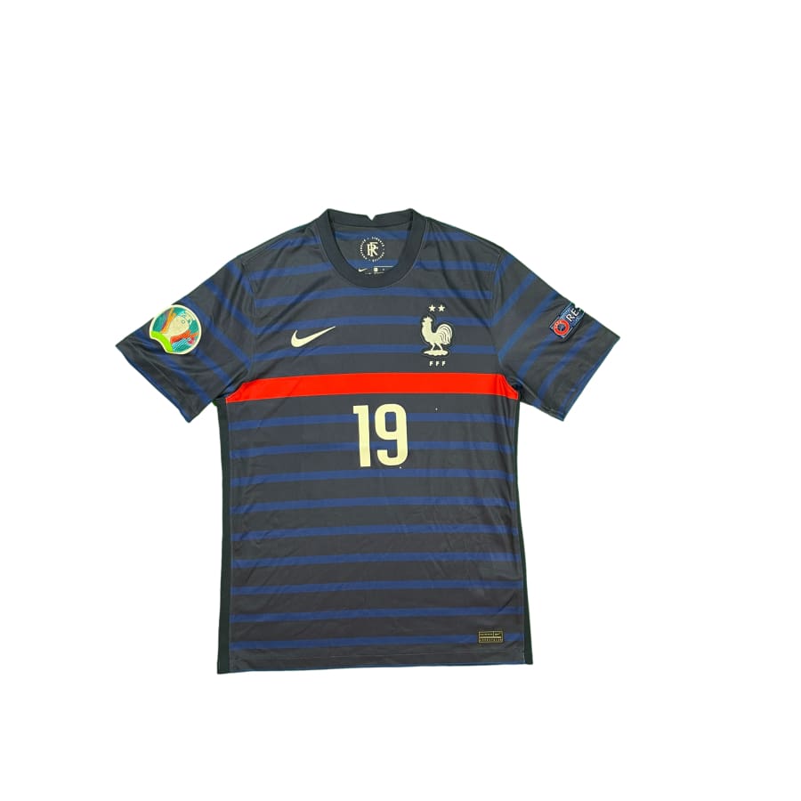 Maillot football vintage Equipe de France domicile #19 Benzema saison 2020 - 2021 - Nike - Equipe de France