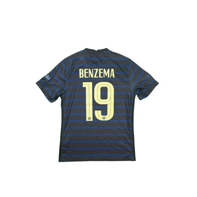 Maillot football vintage Equipe de France domicile #19 Benzema saison 2020 - 2021 - Nike - Equipe de France