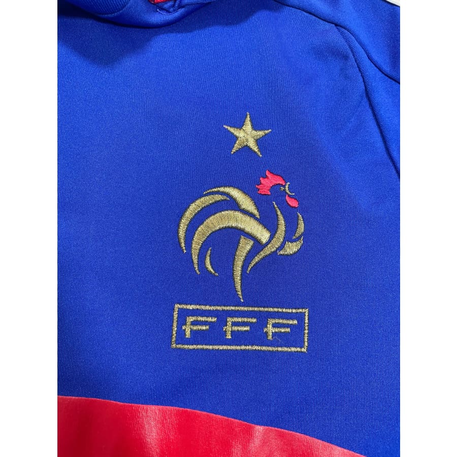 Maillot football vintage Equipe de France domicile #22 Ribery saison 2008-2009 - Adidas - Equipe de France