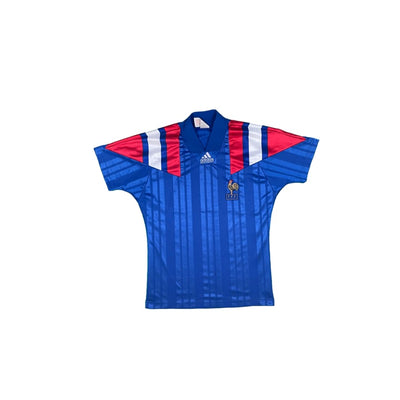 Maillot football vintage Equipe de France domicile saison - Adidas - Equipe de France