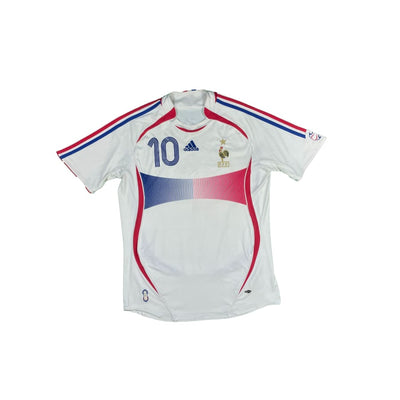 Maillot football vintage Equipe de France extérieur #10 Zidane saison 2006-2007 - Adidas - Equipe de France