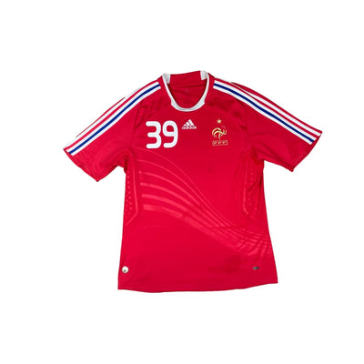 Maillot football vintage Equipe de France extérieur #39 Anelka saison 2008-2009 - Adidas - Equipe de France