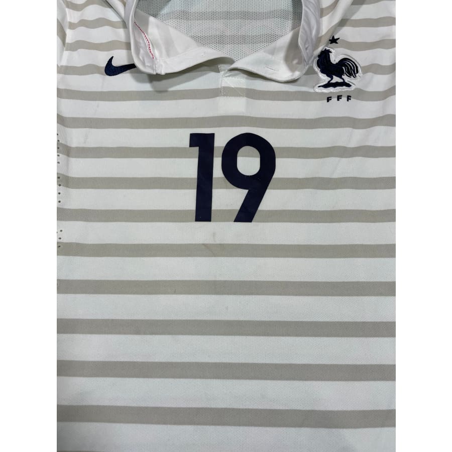 Maillot football vintage extérieur Equipe de France #19 Pogba saison 2014 - 2015 - Nike