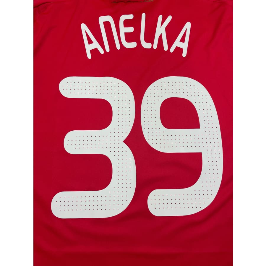 Maillot football vintage extérieur Equipe de France #39 Anelka saison 2008-2009 - Adidas - Equipe de France