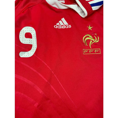 Maillot football vintage extérieur Equipe de France #9 Benzema saison 2007-2008 - Adidas - Equipe de France