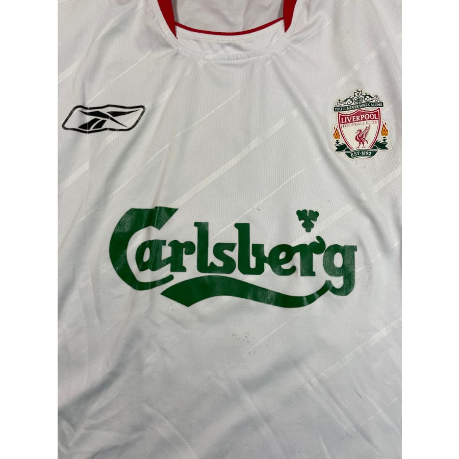 Maillot football vintage extérieur Liverpool FC #8 Gerrard saison 2005-2006 - Reebok - FC Liverpool