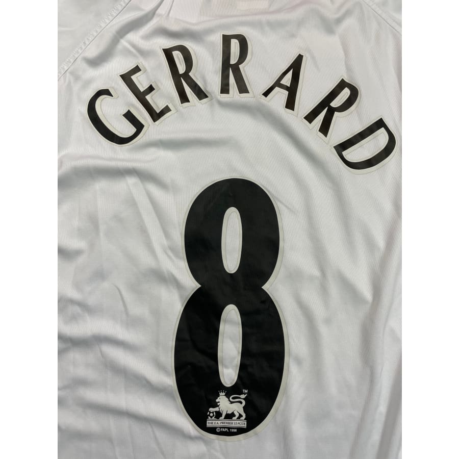 Maillot football vintage extérieur Liverpool FC #8 Gerrard saison 2005-2006 - Reebok - FC Liverpool