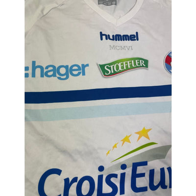 Maillot football vintage extérieur RC Strasbourg Alsace #8 Aholou saison 2017-2018 - Hummel - RC Strasbourg Alsace