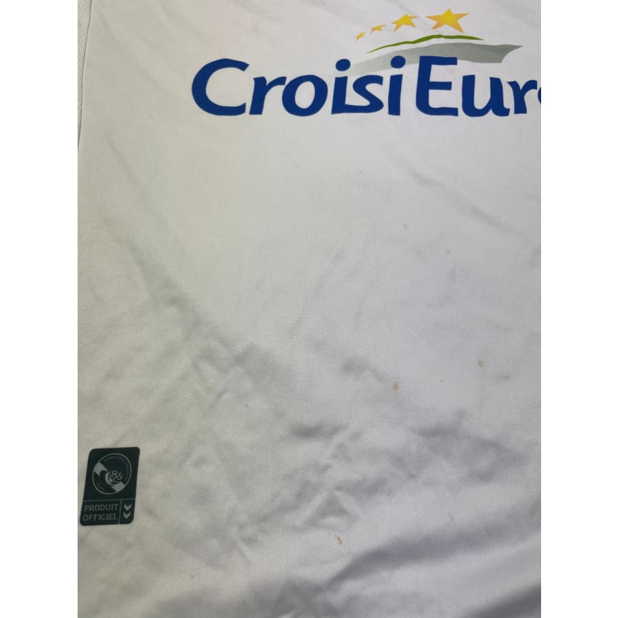 Maillot football vintage extérieur RC Strasbourg Alsace #8 Aholou saison 2017-2018 - Hummel - RC Strasbourg Alsace