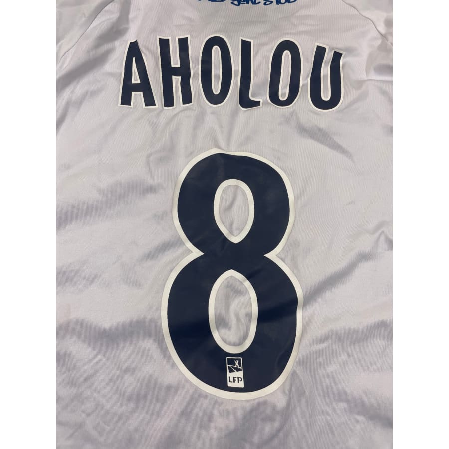 Maillot football vintage extérieur RC Strasbourg Alsace #8 Aholou saison 2017-2018 - Hummel - RC Strasbourg Alsace