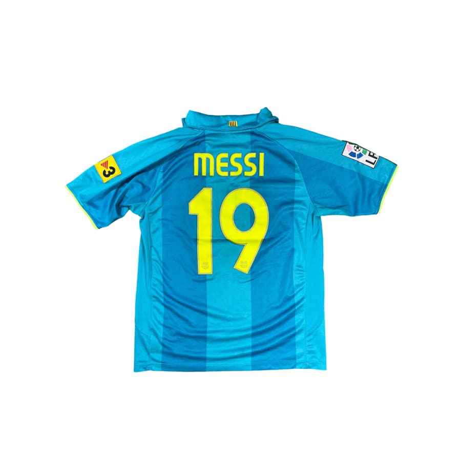 Maillot football vintage FC Barcelone #19 Messi extérieur saison 2007-2008 - Nike - Barcelone