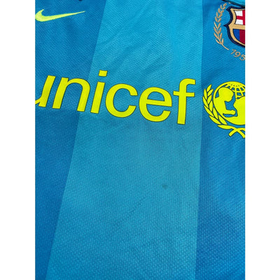 Maillot football vintage FC Barcelone #19 Messi extérieur saison 2007-2008 - Nike - Barcelone