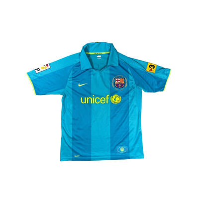 Maillot football vintage FC Barcelone #19 Messi extérieur saison 2007-2008 - Nike - Barcelone