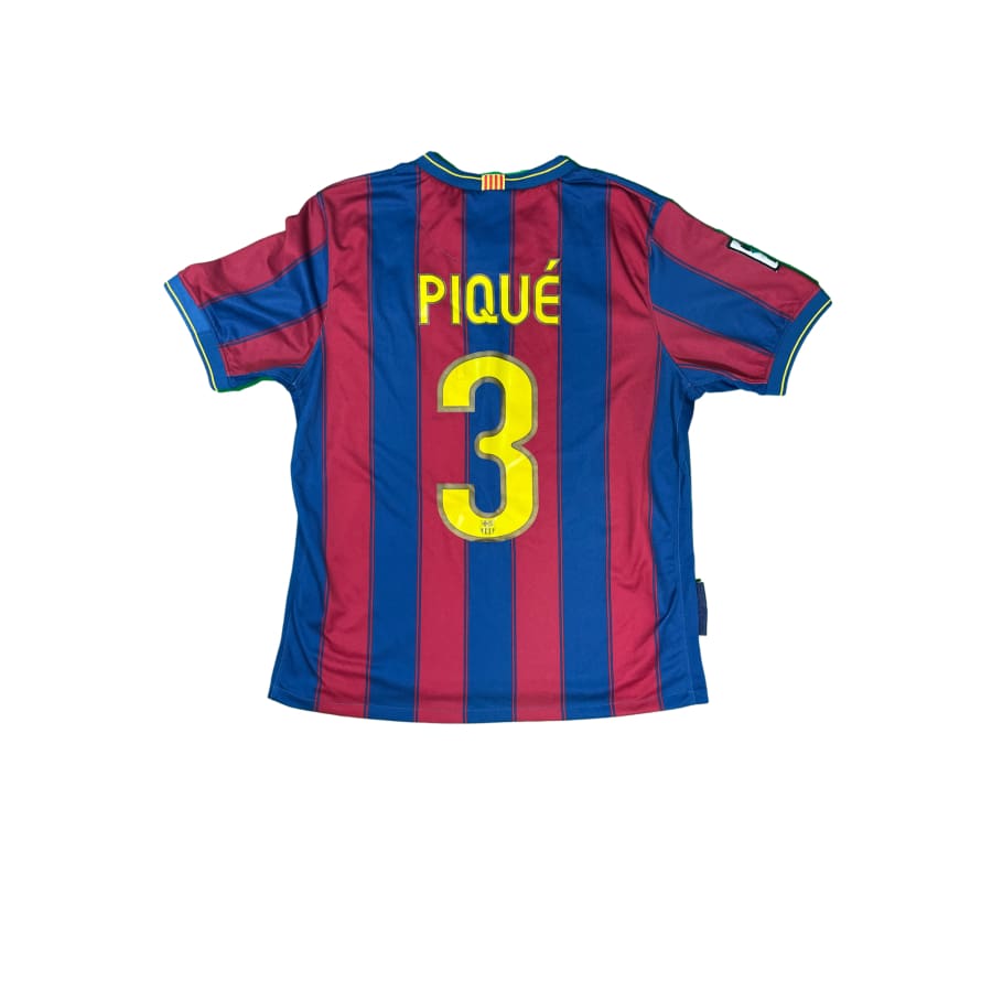 Maillot football vintage FC Barcelone #3 Piqué domicile saison 2009-2010 - Nike - Barcelone