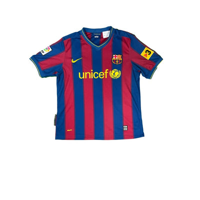 Maillot football vintage FC Barcelone #3 Piqué domicile saison 2009-2010 - Nike - Barcelone