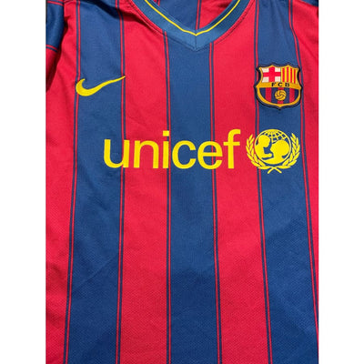 Maillot football vintage FC Barcelone #3 Piqué domicile saison 2009-2010 - Nike - Barcelone