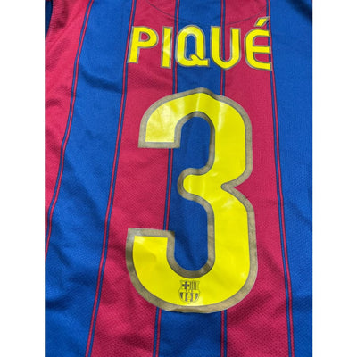 Maillot football vintage FC Barcelone #3 Piqué domicile saison 2009-2010 - Nike - Barcelone