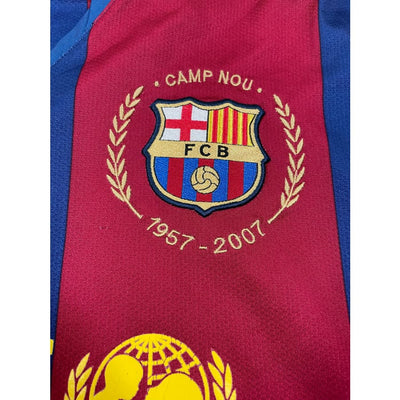 Maillot football vintage FC Barcelone domicile #14 Henry saison 2007-2008 - Nike - Barcelone