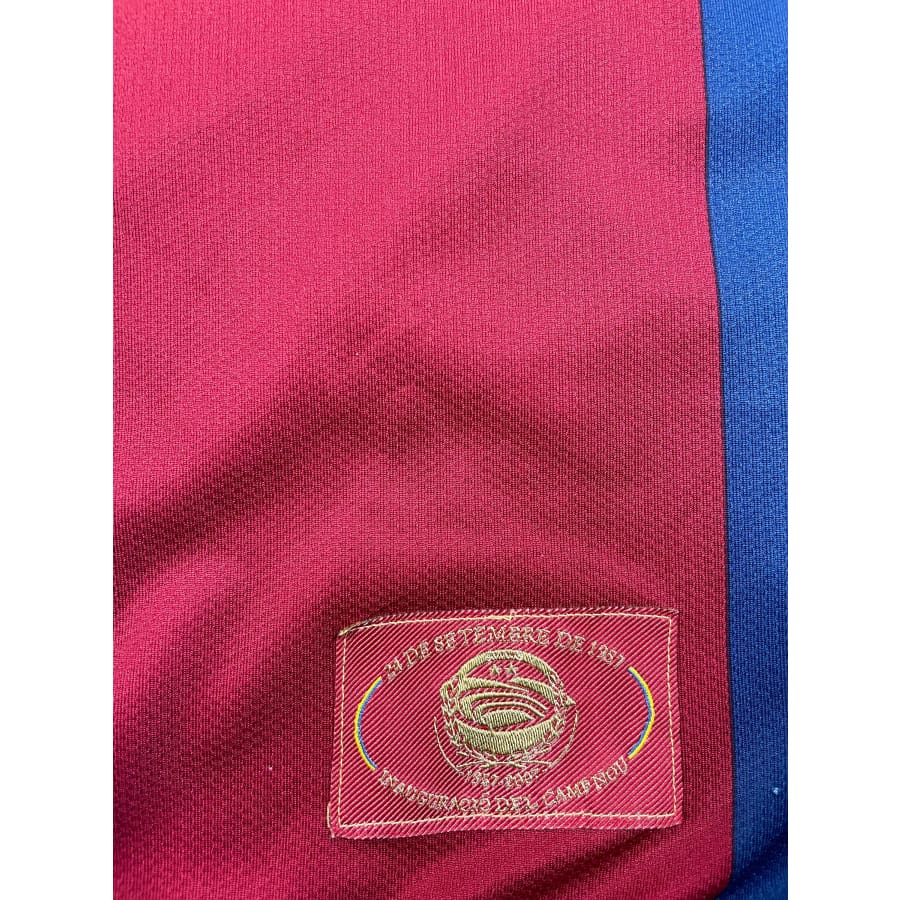 Maillot football vintage FC Barcelone domicile #14 Henry saison 2007-2008 - Nike - Barcelone