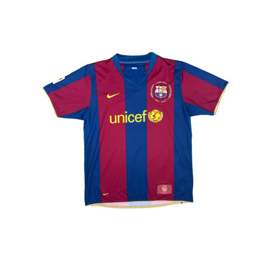 Maillot football vintage FC Barcelone domicile #14 Henry saison 2007-2008 - Nike - Barcelone