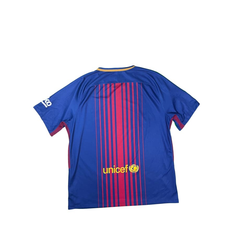 Maillot football vintage FC Barcelone domicile saison 2017-2018 - Nike - Barcelone