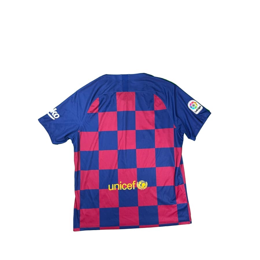 Maillot football vintage FC Barcelone domicile saison 2019-2020 - Nike - Barcelone