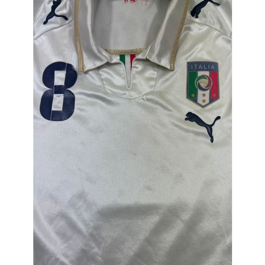 Maillot football vintage Italie extérieur #8 Gattuso saison - Puma - Italie