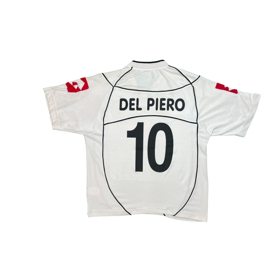 Maillot football vintage Juventus extérieur #10 Del Piero saison 2002 - 2003 - Lotto - Juventus FC