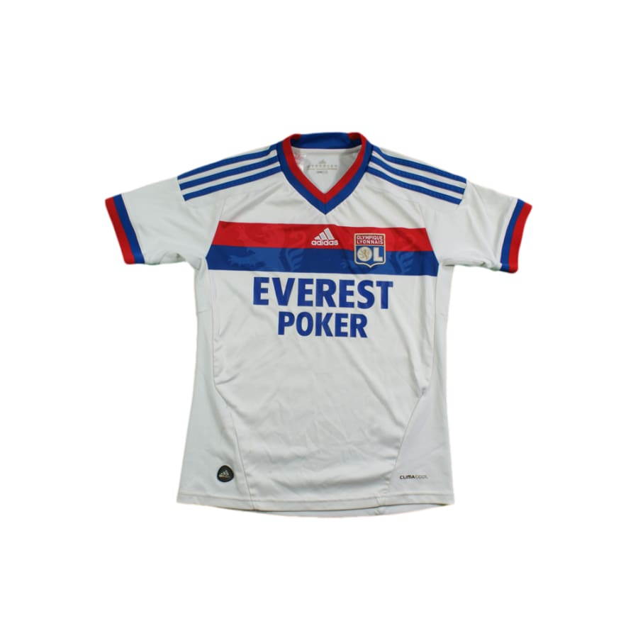 Maillot football vintage Lyon enfant domicile 2010-2011 - Adidas - Olympique Lyonnais