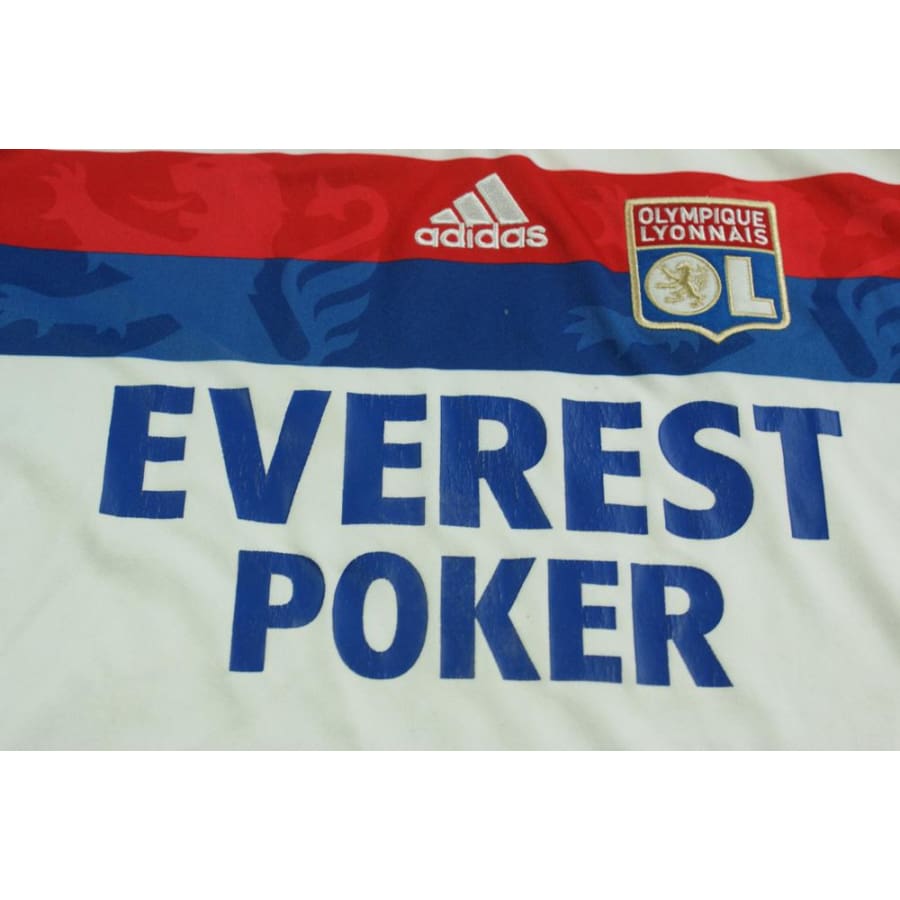 Maillot football vintage Lyon enfant domicile 2010-2011 - Adidas - Olympique Lyonnais