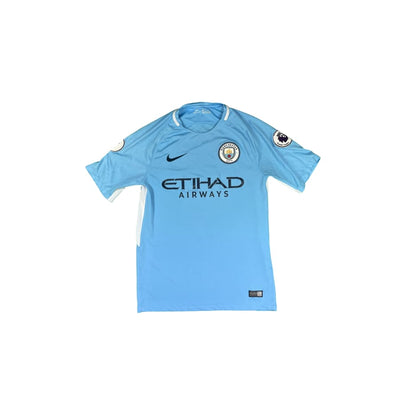 Maillot football vintage Manchester City domicile #17 De Bruyne saison 2017-2018 - Nike - Manchester City