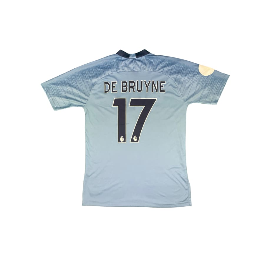 Maillot football vintage Manchester City domicile #17 De Bruyne saison - Nike - Manchester City